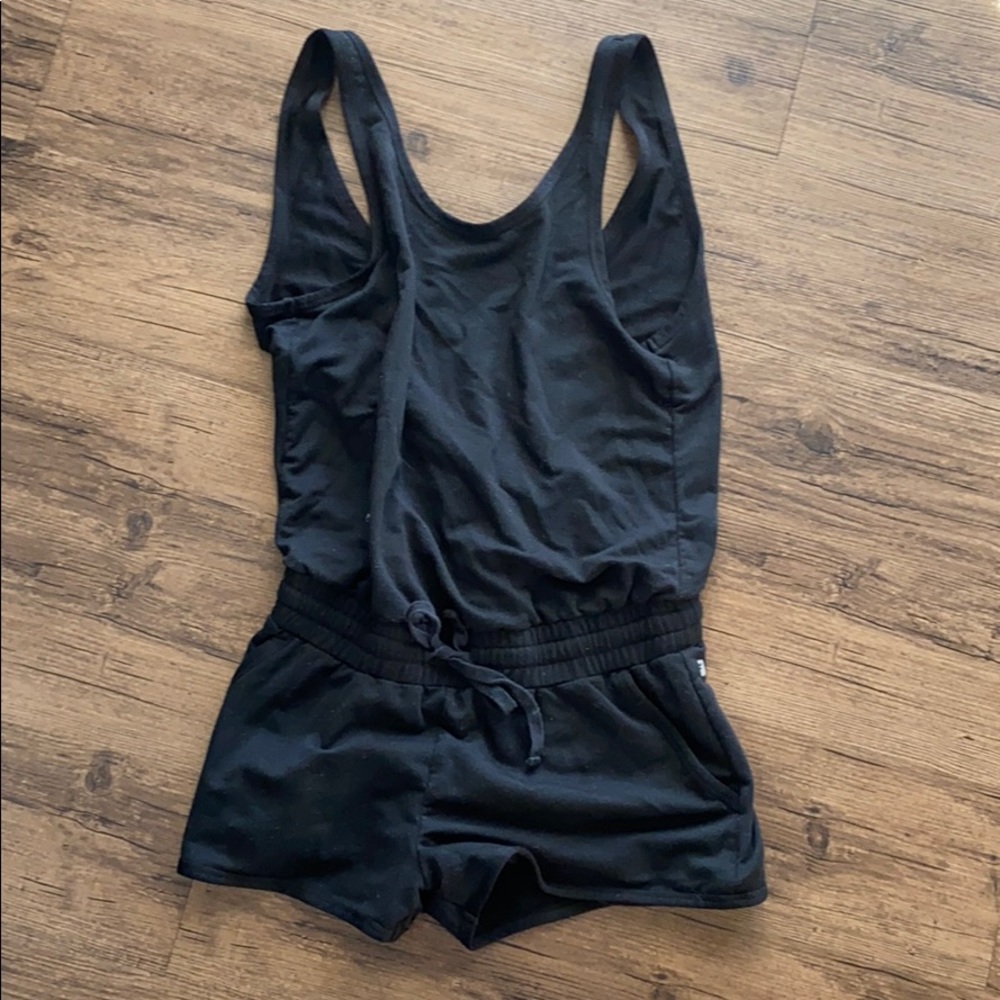 Fabletics cross back shorts romper